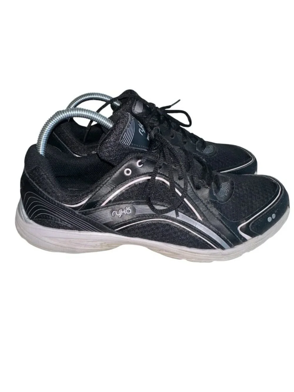 Ryka Sky Walk Trail Sneakers Womens Size 11 M Black Shoes Walking Running